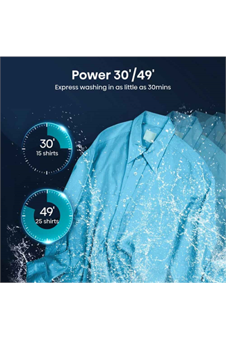 Hisense WF1Q1041BW White 10kg 1400 Spin Steam Washing Machine A Rated