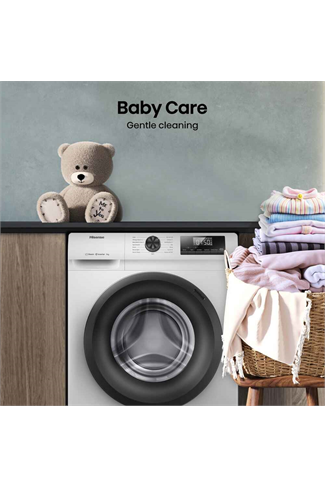 Hisense WF1Q7021BW White 7kg 1200 Spin Steam Washing Machine A Rated