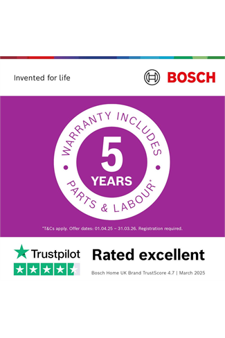 Bosch WQG24502GB White 9kg Heat Pump Tumble Dryer A+++ Rated