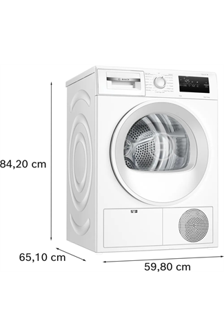 Bosch WTH85224GB White 8kg Heat Pump Tumble Dryer