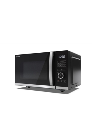 The Sharp YC-QS254AU-B Black 900W 25L Microwave Oven