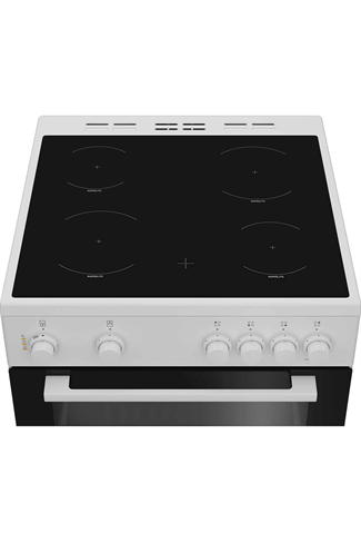 Zenith ZET605W 60cm Electric Cooker Ceramic Hob 69L White A Rated
